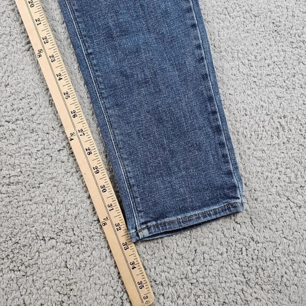 J. Lindberg Jeans Mens 34x33* Blue Denim Damien Skinny Stretch Mid Rise